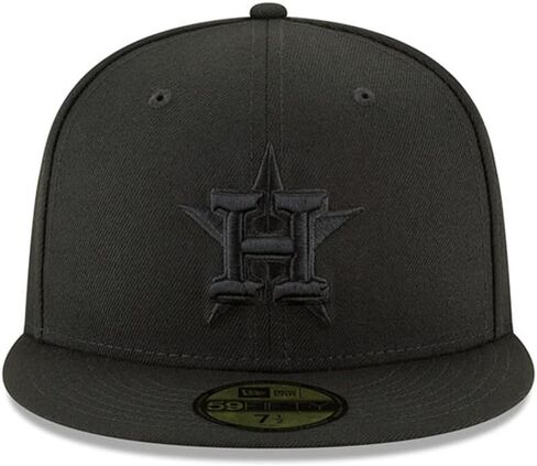 New Era MLB 59FIFTY Black Black Authentic Collection Fitted On Field Game Cap Hat in Saudi Arabia