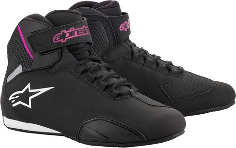 Alpinestars Women's Sektor Shoes (7) (BLACK/FUCHSIA) in Saudi Arabia