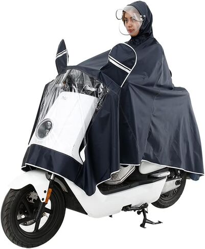 Unisex Adult Poncho Waterproof Rain Poncho Outdoors Bike Ebike Motorcycle Scooter Cycling Jacket Raincoat Cape Rain Cover in Kuwait