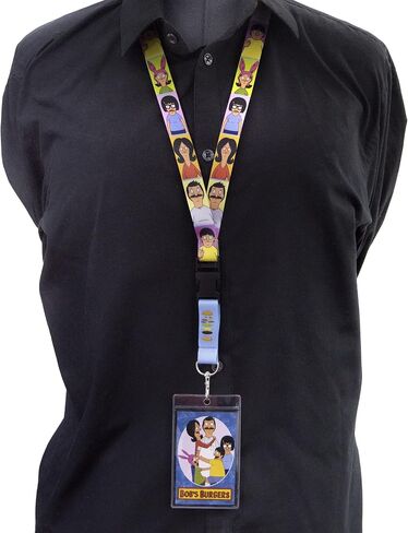 Ata-Boy Bob's Burgers Lanyard Badge Holder, Bob Belcher Lanyards for ID Badges - Gifts & Merchandise… in Saudi Arabia