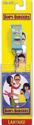 Ata-Boy Bob's Burgers Lanyard Badge Holder, Bob Belcher Lanyards for ID Badges - Gifts & Merchandise… in Saudi Arabia