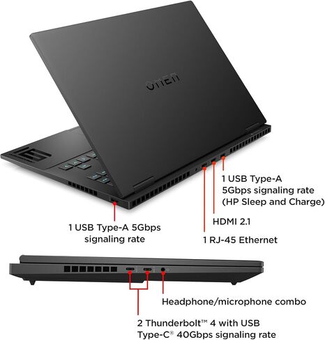HP OMEN Gaming Laptop, 16" Full HD Display, AMD Ryzen 9 7940HS, 16 GB DDR5 RAM, 512 GB PCIe SSD, NVIDIA GeForce RTX 4070, Backlit Keyboard, Windows 11 Home, Shadow Black in Saudi Arabia