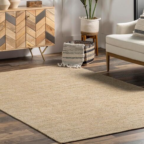 سجادة منطقة القطن من NuLOOM Alessi، مقاس 5x8، بيج in Saudi Arabia