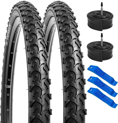 إطارات دراجة YUNSCM 26 بوصة 26x2.125/57-559 و26 بوصة صمام بريستا متوافق مع الدراجة الجبلية 26x1.75 26x1.95 26x2.0 26x2.10 26x2.125 26x2.2 26x2.25 إطارات وأنابيب الدراجات (Y -1108) in Saudi Arabia