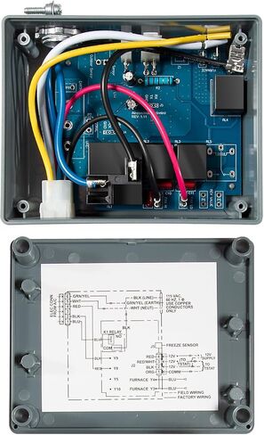 3316230.000 Control Kit RV Thermostat Kit Replacement for Dometic CT Single Zone Thermostat, 12V DC Wall Thermostat for Cool/Furnace Control with LCD Display in Saudi Arabia