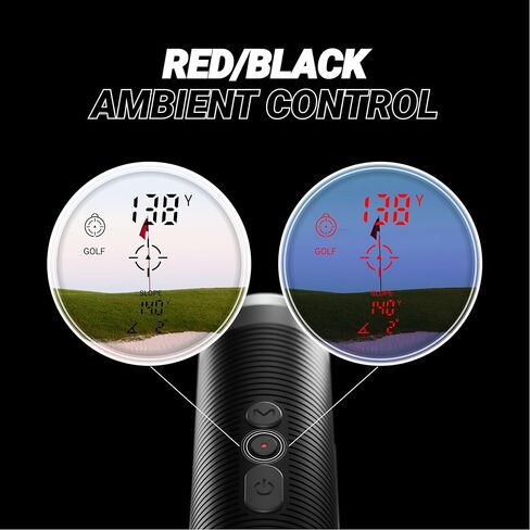Blue Tees Golf - Series 3 Max with Laser Rangefinder with Slope Switch - 900 Yards Range, Slope Measurement, Magnetic Strip, Ambient Display, Flag Lock with Pulse Vibration, 7X Magnification in Saudi Arabia