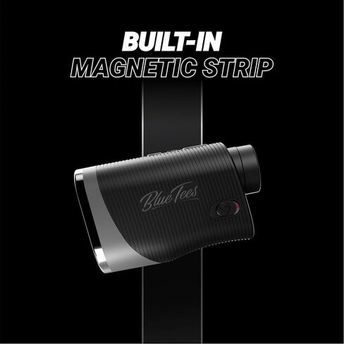 Blue Tees Golf - Series 3 Max with Laser Rangefinder with Slope Switch - 900 Yards Range, Slope Measurement, Magnetic Strip, Ambient Display, Flag Lock with Pulse Vibration, 7X Magnification in Saudi Arabia