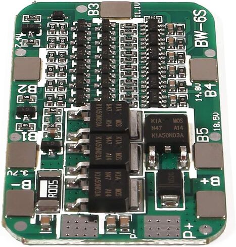 2pcs 6S 15A 24V Battery Protection Board for Li-ion Lithium 18650 Battery BMS Packs PCB Protection Board Integrated Circuits in Saudi Arabia