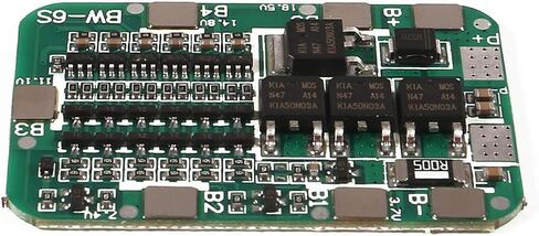 2pcs 6S 15A 24V Battery Protection Board for Li-ion Lithium 18650 Battery BMS Packs PCB Protection Board Integrated Circuits in Saudi Arabia