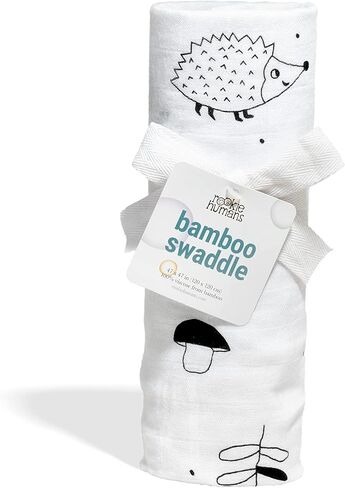 Rookie Humans Super Soft Viscose from Bamboo Muslin Swaddle Blankets for Baby Girls and Boys – Silky Soft - 47 x 47 inches Swaddling Blankets - Newborn Baby Essentials, Floral in Saudi Arabia
