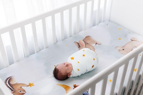 Rookie Humans Super Soft Viscose from Bamboo Muslin Swaddle Blankets for Baby Girls and Boys – Silky Soft - 47 x 47 inches Swaddling Blankets - Newborn Baby Essentials, Floral in Saudi Arabia
