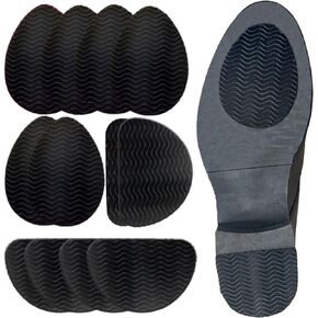 Non-Slip Shoe Pads,Adhesive Shoe Grips, Sole Protectors for High Heels (Black 6pairs)