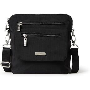 Baggallini Lets Escape Crossbody Bag for Women - 8.75 x 8 inch Medium Travel Handbag w/RFID card slots & Quick Access Pocket