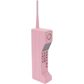 90s Phone Prop, Cell Phone Ornament, Retro Phone Prop, Retro Mobile Phone Model, for 80s 90s Party Decorations, for Home Living Room Decor Desktop Decoration(Black)
