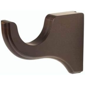 Kirsch Wood Trends Classics 3 1/2" Return Bracket for 2" pole, Coffee (MPN# 5503EG841)