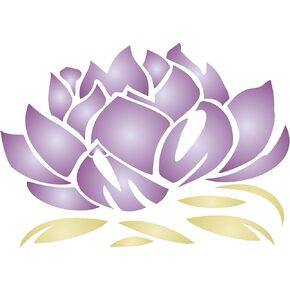 استنسل زهرة اللوتس - زهرة اللوتس الآسيوية الشرقية المنمقة in Kuwait