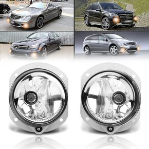 TangMiGe Fog Lights for Mercedes Benz C250 C300 C350 CL550 CL600 CLK350 ML320 ML450 ML550 R350 SLK300 SLK350 C63 CL63 CL65 CLK55 CLK63 ML63 SL63 SL65 SLK55 AMG, W204 W216 C209 W164 R171, 1 Pair