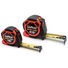 Lufkin TAPE,2PK,CONTROL SERIES,16',25' CS852516A Measuring & Layout Tapes