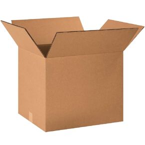 Aviditi HD201616DW Heavy-Duty Double Wall Corrugated Cardboard Box 20" L x 16" W x 16" H, Kraft, for Shipping, Packing and Moving (Pack of 10)