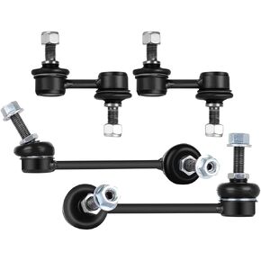 SCITOO 4pcs Suspension Kit 2 Front 2 Rear Sway Bar End Link fit for 1997-2001 for Honda CR-V K90667 K90668 K90669