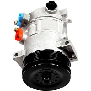 cciyu AC Compressor Pump Fit for Dodge Avenger Journey 2.4L 2008-2014 Replaces CO 11267C AC Compressor for Car 6SEU16C 6 Grooves