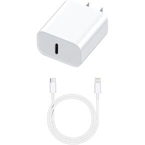 PD20w Fast Charger for iPhone 14 13, Othoking USB Type C Wall Charger with 4FT USB C to L Cable Compatible with iPhone 14/13 Pro Max iPad and More in Kuwait