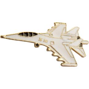 دبوس قبعة طائرة طائرة بيضاء، دبوس طية صدر السترة، ملحقات شارة القبعة للرجال in Kuwait