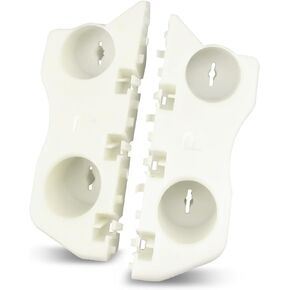 Fit for Nissan Maxima 2016-2020 Front Bumper Fender Brackets Left and Right Replaces 62221-4RA1A 62221-4RA2A 62220-4RA1A 62220-4RA2A White POM Plastic Material 2Pcs