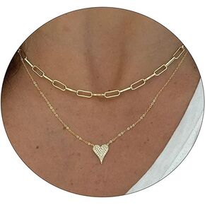 Feskive Layered Necklaces for Women Silver Plated Dainty Snake Twist Rope Delicate Layered Necklace Different Length Choker Necklaces Silver Jewelry for Women