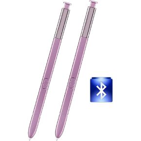 2 Pack Galaxy Note 9 Stylus Pen with Bluetooth for Samsung Galaxy Note 9 Touch Screen S Pen Stylus Touch S Pen for Samsung Galaxy Note9 N960 All Versions Stylus Touch S Pen (Lavender Purple)