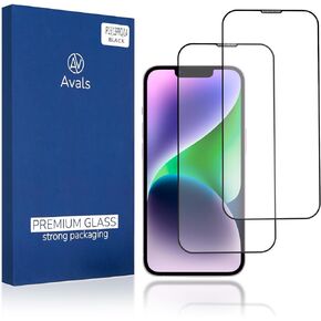iPhone 13/13PRO/14 [2 Pack] PREMIUM Screen Protector Tempered Glass, Full Coverage, 9H Hardness