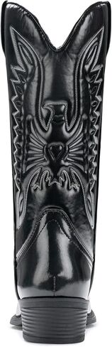 Cowboy Boots For Women Mid Calf Cowgirl Boots Pointy Toe Western Boot in Kuwait