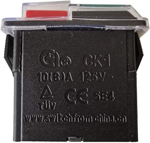 CK-1 Electromagnetic Switches On-Off Waterproof Pushbutton Switch for Bench Drill and Grinding Wheel Machine 10(8) A Ac 125V in Saudi Arabia