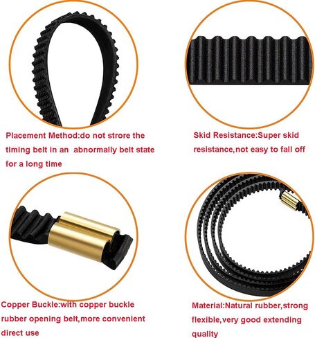 Open Timing Belt 2GT 6mm for Ender 5 Plus CR10 Max 3D Printer X Y Axis Accessory Parts in Saudi Arabia