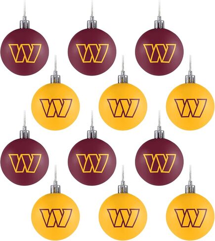 foco NFL 12 Pack Ball Ornament Set in Saudi Arabia