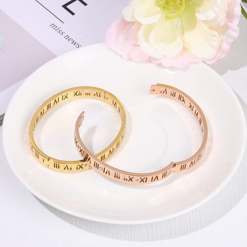Creative Jewelry Accessory Party All-match Bangle Roman Numerals(3PC) in Saudi Arabia