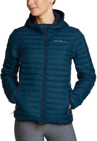 Eddie Bauer Women's Microlight Down Hooded Jacket in Saudi Arabia