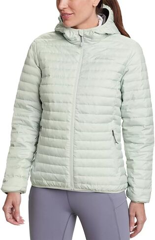 Eddie Bauer Women's Microlight Down Hooded Jacket in Saudi Arabia
