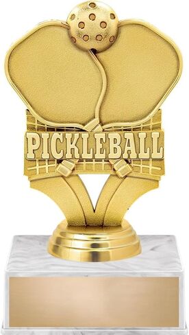 جوائز التاج كأس Pickleball، 6 بوصات كأس Pickleball على قاعدة الكأس الفاخرة البيضاء in Saudi Arabia