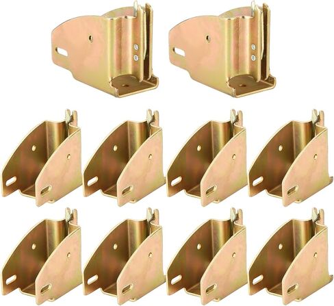 DASBET E Track Wood Beam Socket Fittings, E Track Beam Socket, E-Track Accessories Wood Beam Brackets, Cargo Storage Lumber Bracket for Cargo Control, Shelf Brackets, Cargo Trailer (10) in Saudi Arabia