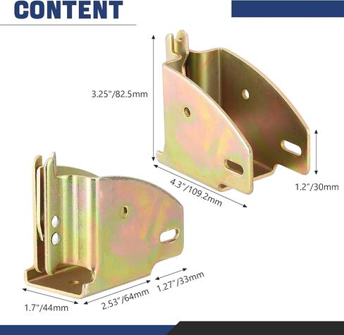 DASBET E Track Wood Beam Socket Fittings, E Track Beam Socket, E-Track Accessories Wood Beam Brackets, Cargo Storage Lumber Bracket for Cargo Control, Shelf Brackets, Cargo Trailer (10) in Saudi Arabia