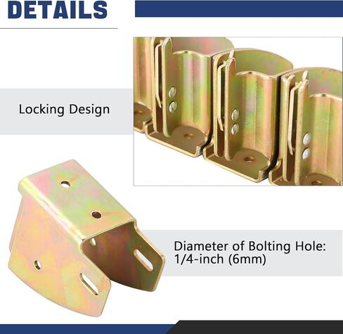 DASBET E Track Wood Beam Socket Fittings, E Track Beam Socket, E-Track Accessories Wood Beam Brackets, Cargo Storage Lumber Bracket for Cargo Control, Shelf Brackets, Cargo Trailer (10) in Saudi Arabia