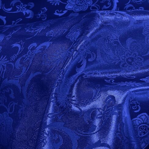 Black Satin Fabric by The Yard - 1 Yard 60 Inch Wide Shiny Satin Jacquard Fabric Silky Smooth Satin for DIY Crafts and Clothing Making in Saudi Arabia