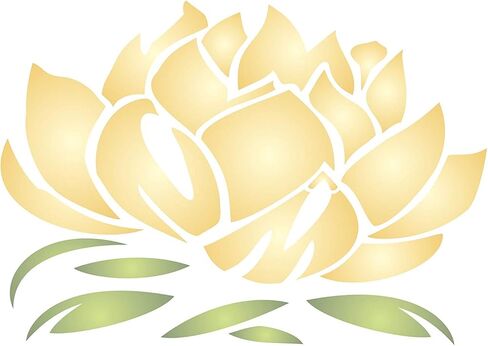 استنسل زهرة اللوتس - زهرة اللوتس الآسيوية الشرقية المنمقة in Kuwait