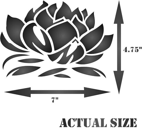 استنسل زهرة اللوتس - زهرة اللوتس الآسيوية الشرقية المنمقة in Kuwait