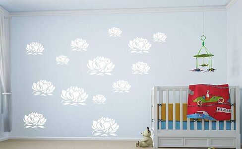 استنسل زهرة اللوتس - زهرة اللوتس الآسيوية الشرقية المنمقة in Kuwait