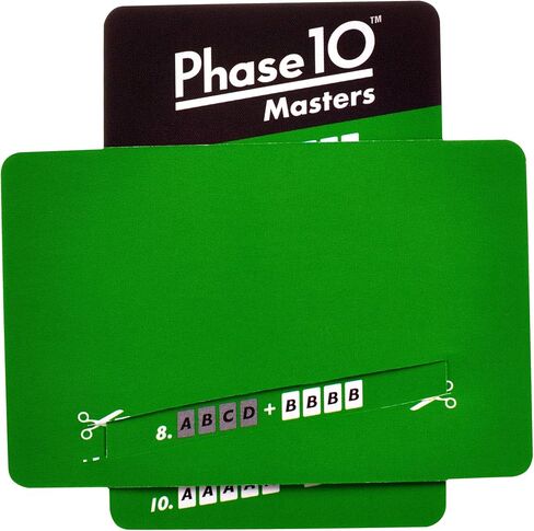 Mattel Games FPW34 Phase 10 Masters Card Game (Cover May Vary) for 7 Jahre to 99 Jahre in Saudi Arabia