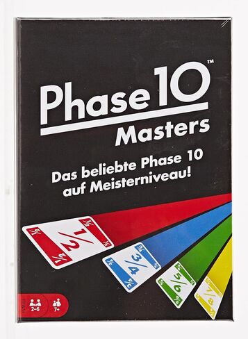 Mattel Games FPW34 Phase 10 Masters Card Game (Cover May Vary) for 7 Jahre to 99 Jahre in Saudi Arabia