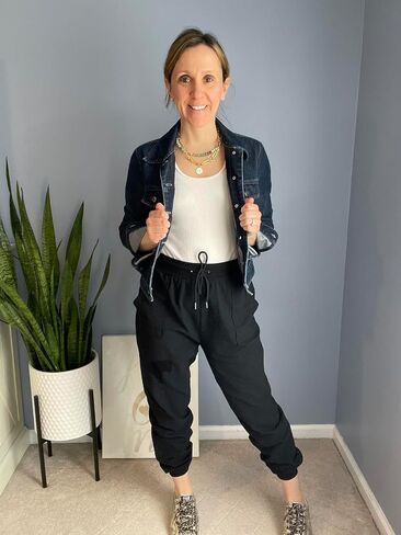 Puimentiua Womens Tapered Pants Cotton Linen Drawstring Back Elastic Waist Pants Casual Trousers with Pockets in Kuwait