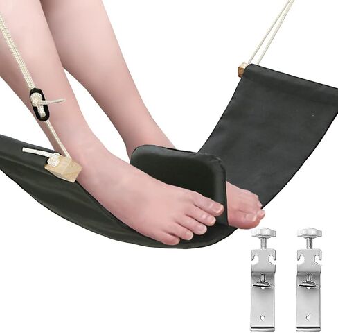 Yamasan Foot Hammock Under Desk with Separate Cushion Footrest Adjustable Office Foot Rest Under Desk Hammock Portable Desk Feet Hammock in Saudi Arabia